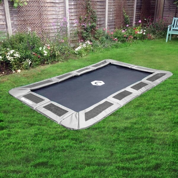 10ft X 6ft Rectangular In Ground, Rectangle Trampoline In Ground