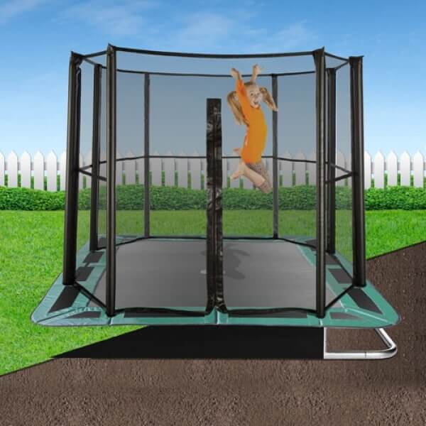 10ft X 6ft Capital In Ground Trampoline, In Ground Trampoline Safety