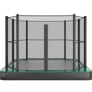 green in ground trampoline