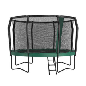 10ft Akrobat Orbit Pro Above Ground Trampoline – Green Pad with Black Jump Mat